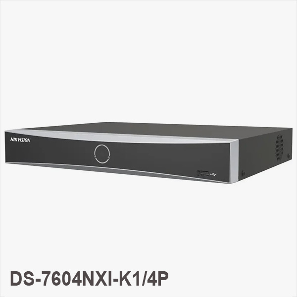 4-ch PoE 1U K Series AcuSense 4K NVR